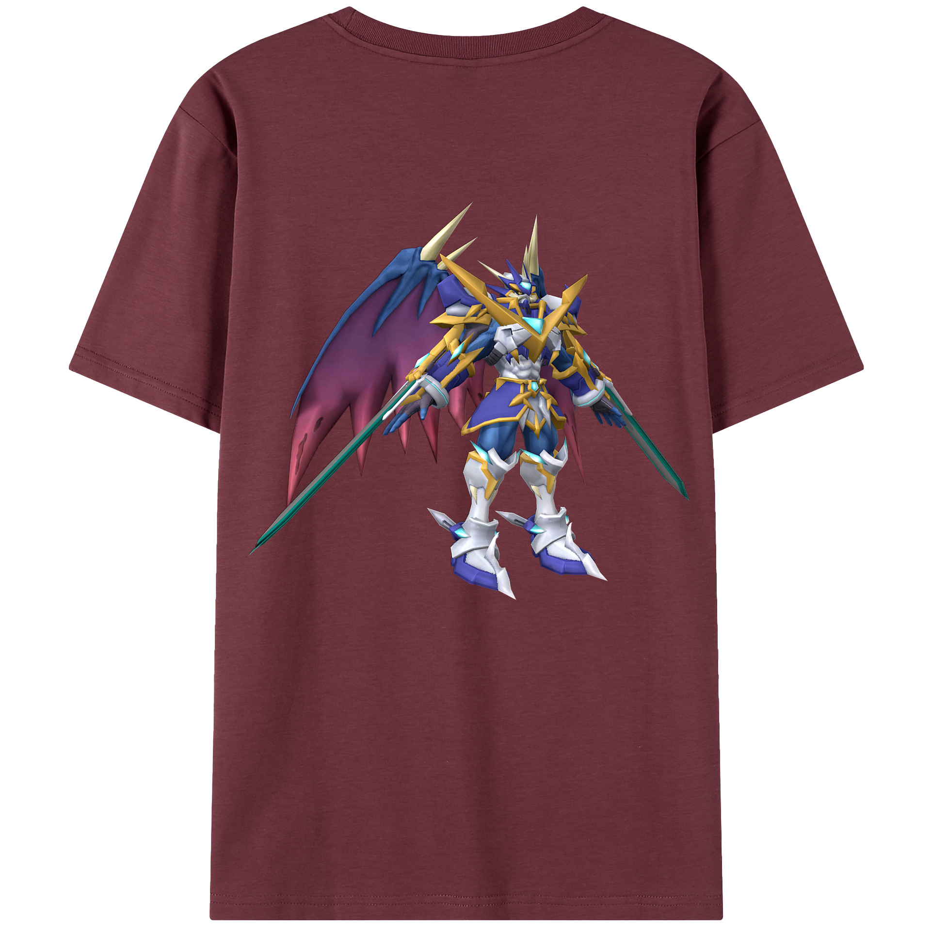 （画像用） Digimon デジタルモンスター/デジモン 綿100％半袖Tシャツ（背面プリント）